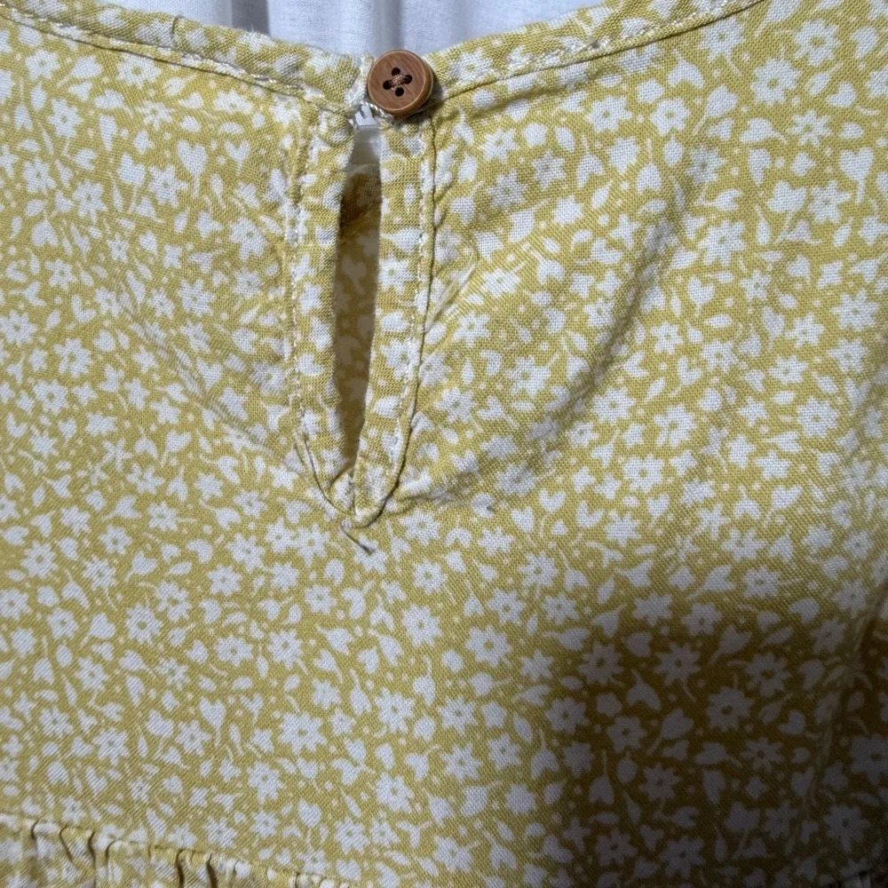 Little Co Lauren Conrad Yellow Floral Tiered Dress